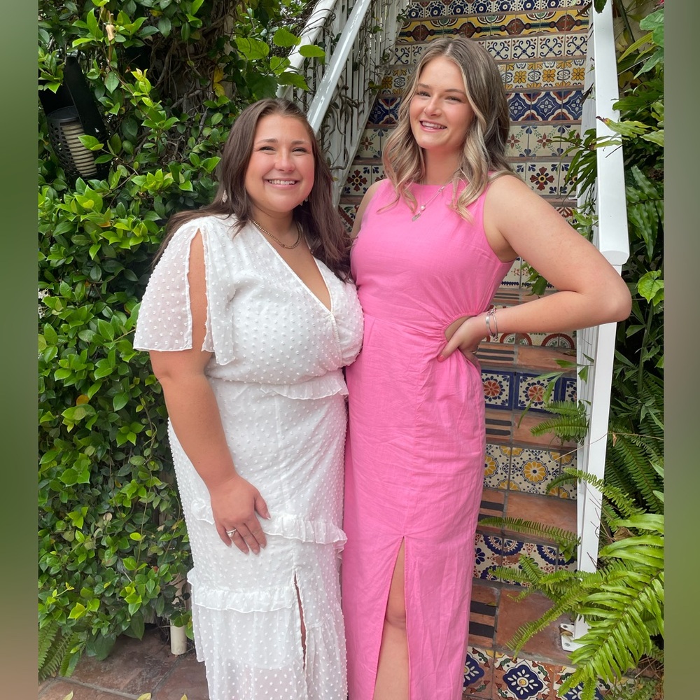 Pink MIDI Dress